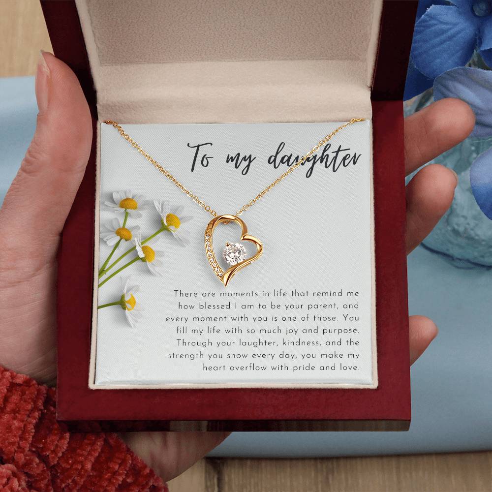 Forever Love Neckalace - To My Daughter