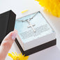 Artisan Cross Necklace-To My Son