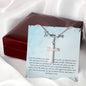 Artisan Cross Necklace-To My Son