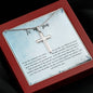 Artisan Cross Necklace-To My Son