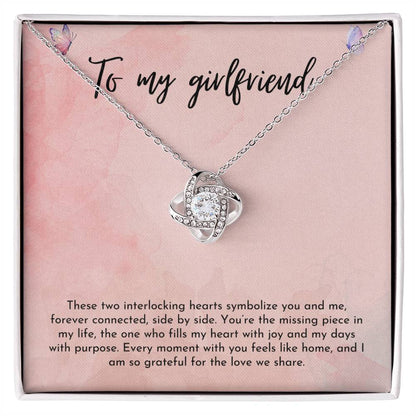 Love Knot Necklace - To  My Girlfriend