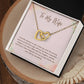 Interlocking Hearts Necklace - To My Wife