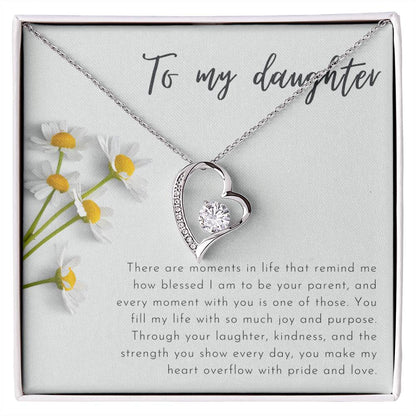 Forever Love Neckalace - To My Daughter