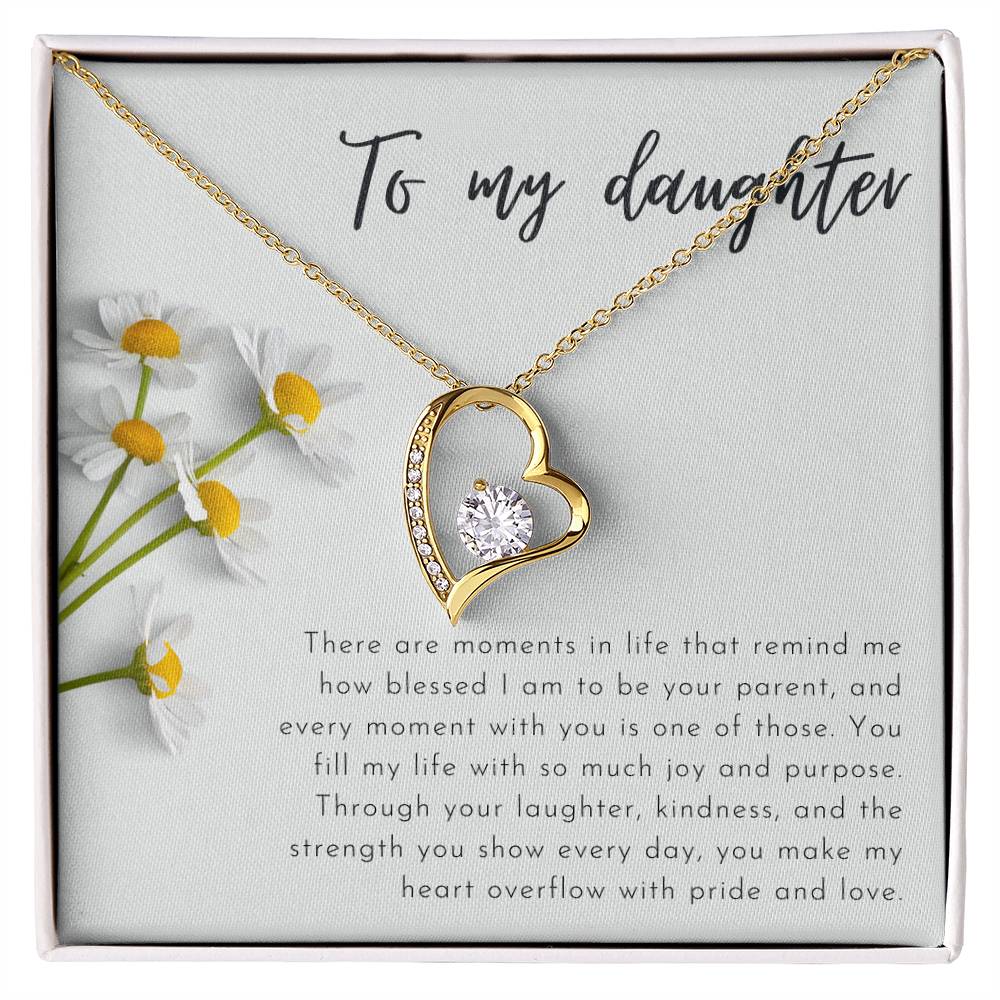 Forever Love Neckalace - To My Daughter